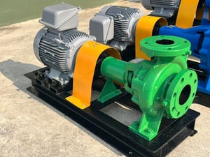 ชุดปั้มน้ำหอยโข่ง🇯🇵KAWAMOTO & TERAL🇯🇵ขนาด 7.5 HP  ท่อ 3”~ 2.5”⚡️380V⚡️เข้ามา 3 ชุด