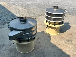 ถังร่อนเขย่างานสเตนเลสแบบ2ชั้น ขนาด 50 cm⚡️380V⚡️เข้ามา 2 ตัว