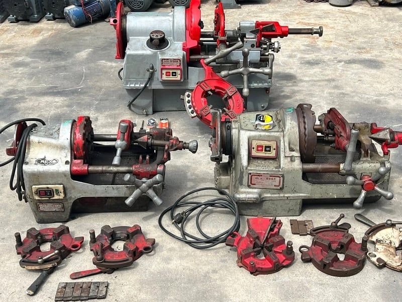 เครื่องต้าปเกลียวแป้ปญี่ปุ่น🇯🇵REX JAPAN🇯🇵⚡️220V⚡️เข้ามา 3 ตัว