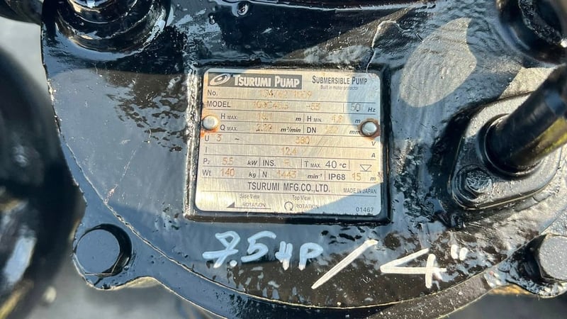 ปั้มจุ่มแช่ไดโว่(Submersible)🇯🇵Tsurumi & ShinMaywa🇯🇵⚡️380V ปั้มจุ่มแช่ไดโว่(Submersible)🇯🇵Tsurumi & ShinMaywa🇯🇵⚡️380V