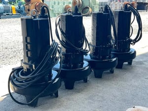 ปั้มจุ่มแช่ไดโว่(Submersible)🇯🇵ShinMaywa Japan🇯🇵ขนาด 5 HP  3”⚡️380V⚡️เข้ามา 4 ตัว