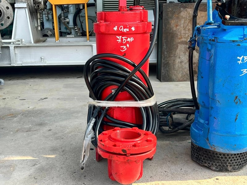 ปั้มจุ่มแช่ไดโว่(Submersible)🇯🇵TERAL & TSURUMI & EBARA🇯🇵ขนาด 7.5 HP⚡️380V⚡️เข้ามา 5 ตัว ปั้มจุ่มแช่ไดโว่(Submersible)🇯🇵TERAL & TSURUMI & EBARA🇯🇵ขนาด 7.5 HP⚡️380V⚡️เข้ามา 5 ตัว