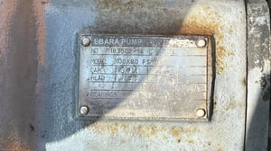 ชุดปั้มน้ำหอยโข่ง🇯🇵EBARA JAPAN🇯🇵⚡️380V⚡️เข้ามา 4 ชุด