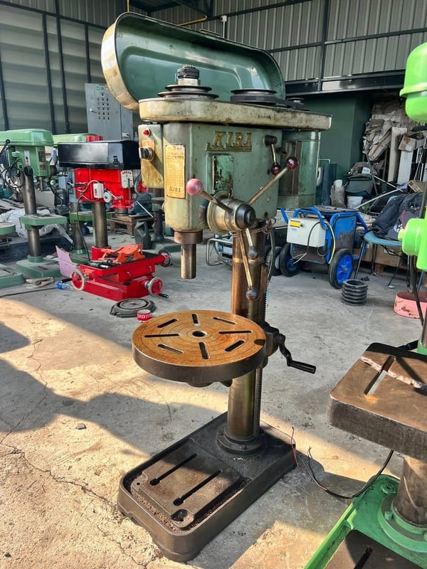 สว่านแท่นเก่าญี่ปุ่น🇯🇵KIRA JAPAN🇯🇵รุ่น 420 (1.1 ต่อ 4”)⚡️380V⚡️เช็คฟิตทั้งระบบพร้อมใช้ เข้ามา 6 ตัว💥#สดจากนอกเก่าญี่ปุ่น💥