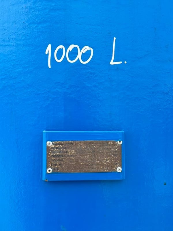 ถังพักลมเข้าใหม่ มีขนาด 500 และ 1000 Litr 