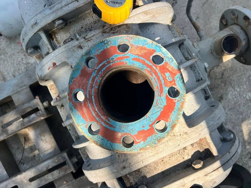 รูทโบลเวอร์อัดอากาศ(RootBlower)🇯🇵UNOMACH ARC🇯🇵รุ่น ARC-80 ( 3” ) มาพร้อมแท่น (ไม่มีมอเตอร์)