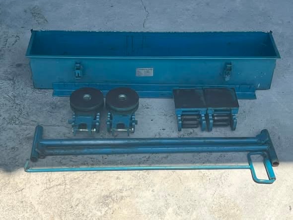 ชุดลูกกลิ้งเคลื่อนย้ายเครื่องจักร Complete Set Skates Capacity : 20000 kg (20 ton) ใช้สำหรับเคลื่อนย้ายเครื่องจักรหนัก ของสภาพใหม่เก่าเก็บ