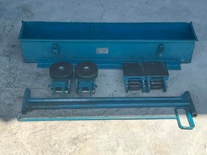 ชุดลูกกลิ้งเคลื่อนย้ายเครื่องจักร Complete Set Skates Capacity : 20000 kg (20 ton) ใช้สำหรับเคลื่อนย้ายเครื่องจักรหนัก ของสภาพใหม่เก่าเก็บ ชุดลูกกลิ้งเคลื่อนย้ายเครื่องจักร Complete Set Skates Capacity : 20000 kg (20 ton) ใช้สำหรับเคลื่อนย้ายเครื่องจักรหนัก ของสภาพใหม่เก่าเก็บ