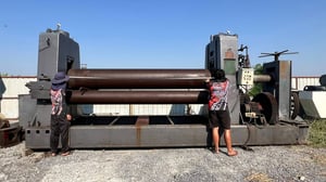 งานปั้นต่อขายตามสภาพ ครื่องม้วนเหล็กแผ่นขนาดใหญ่🇯🇵TAIKO BEND ROLLER JAPAN🇯🇵รุ่นงานหนัก HEAVY DUTY CAPACITY : 3500 x 32 mm เครื่องนอกงานเก่าญี่ปุ่น งานปั้นต่อขายตามสภาพ ครื่องม้วนเหล็กแผ่นขนาดใหญ่🇯🇵TAIKO BEND ROLLER JAPAN🇯🇵รุ่นงานหนัก HEAVY DUTY CAPACITY : 3500 x 32 mm เครื่องนอกงานเก่าญี่ปุ่น