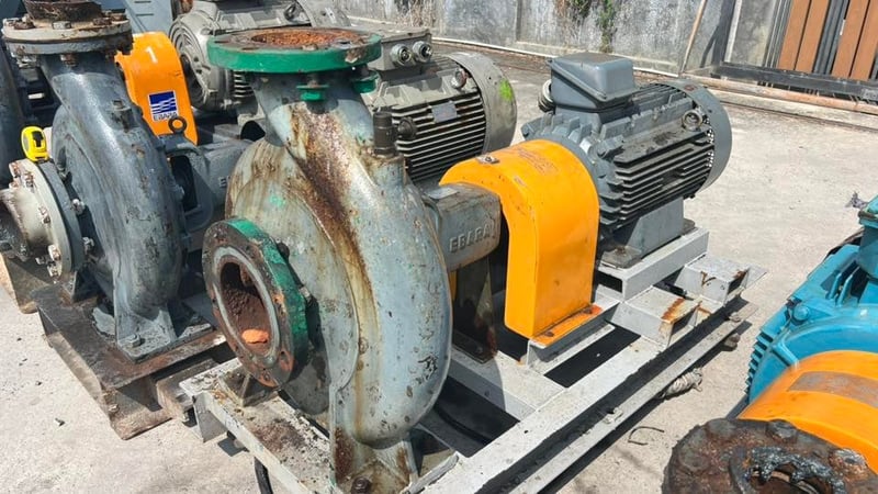 ชุดปั้มน้ำหอยโข่ง🇯🇵EBARA JAPAN🇯🇵⚡️380V⚡️เข้ามา 4 ชุด