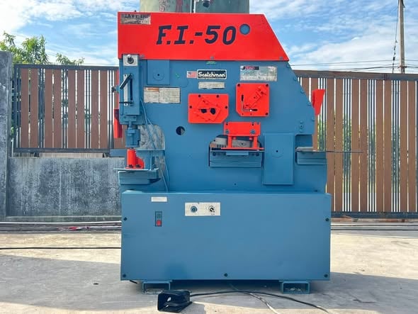 เครื่องตัดเหล็กอเนกประสงค์UNIVERSAL🇺🇸SCOTCHMAN USA🇺🇸ระบบไฮดรอลิค Press 50 ton⚡️380V⚡️