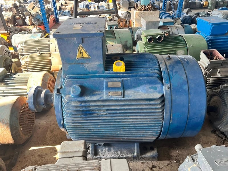 มอเตอร์ไฟฟ้ากำลัง SIEMENS รอบช้าพิเศษ ขนาด 75 HP  8 POLE  738 RPM⚡️380V⚡️