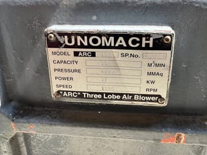 รูทโบลเวอร์อัดอากาศ(RootBlower) UNOMACH - ARC มีมาเฉพาะตัวรูทแท่นฐานและหม้อกรอง เข้ามาหลายตัว (ไม่มีมอเตอร์) รูทโบลเวอร์อัดอากาศ(RootBlower) UNOMACH - ARC มีมาเฉพาะตัวรูทแท่นฐานและหม้อกรอง เข้ามาหลายตัว (ไม่มีมอเตอร์)