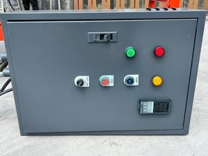 เครื่องผสมแนวนอนแบบสเตนเลส ขนาด 500 ลิตร ห้องและใบสเตนเลสแบบลิบบอน มีระบบฮีทเตอร์ให้ความร้อน⚡️380V⚡️