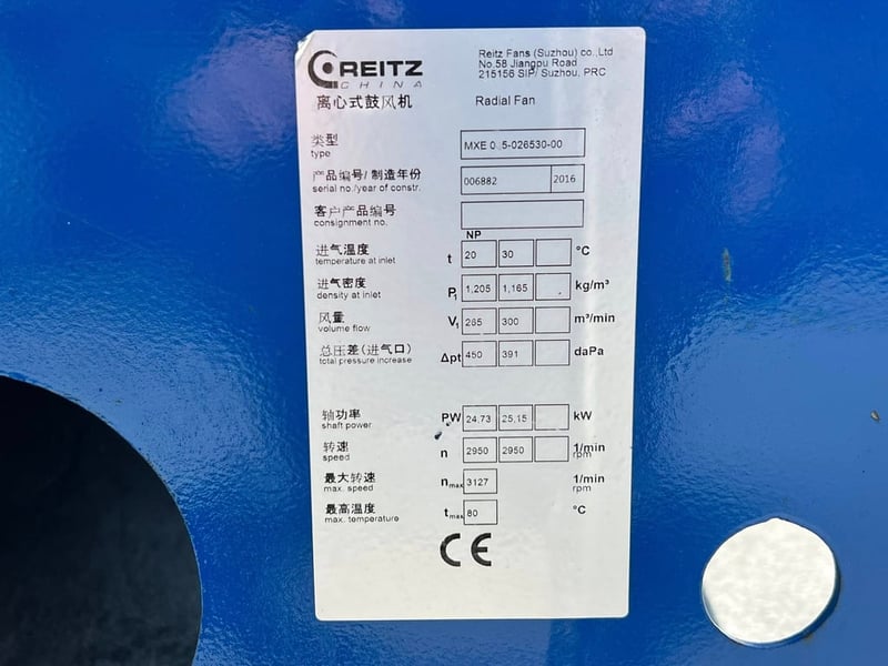 โบลเวอร์ดูดเป่าระบายอากาศ REITZ & EUROVENT⚡️380V⚡️ โบลเวอร์ดูดเป่าระบายอากาศ REITZ & EUROVENT⚡️380V⚡️