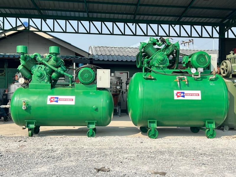 เครื่องปั้มลมแชมเปี้ยนส์🇺🇸CHAMPION USA🇺🇸Press 200 psi⚡️380V⚡️สภาพสวยเช็คฟิตพร้อมใช้งาน