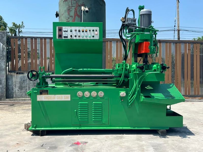 เครื่องตัดเหล็กแป้ปเหล็กเพลา(COLD_SAW) CIRCULAR COLD SAW ระบบไฟ 380V สภาพสวยพร้อมใช้ 