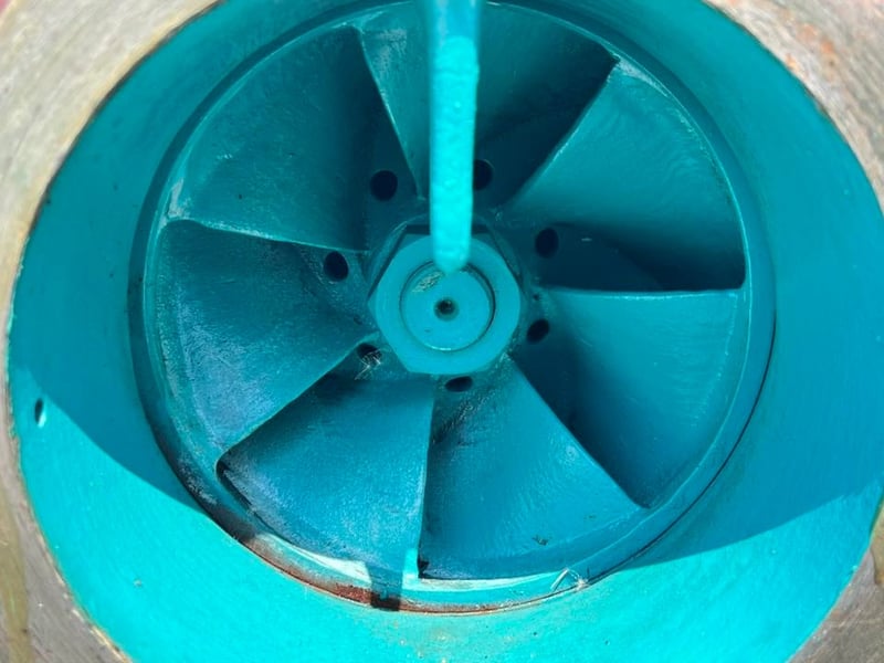 หัวปั้มน้ำหอยโข่ง KIRLOSKAR PUMP ขนาด 8”~ 6”  H : 33 m  Q : 360 m3h ใช้กับมอเตอร์ 60~75 HP เข้ามา 12 ตัว 💥#ของใหม่เก็บสแปยังไม่