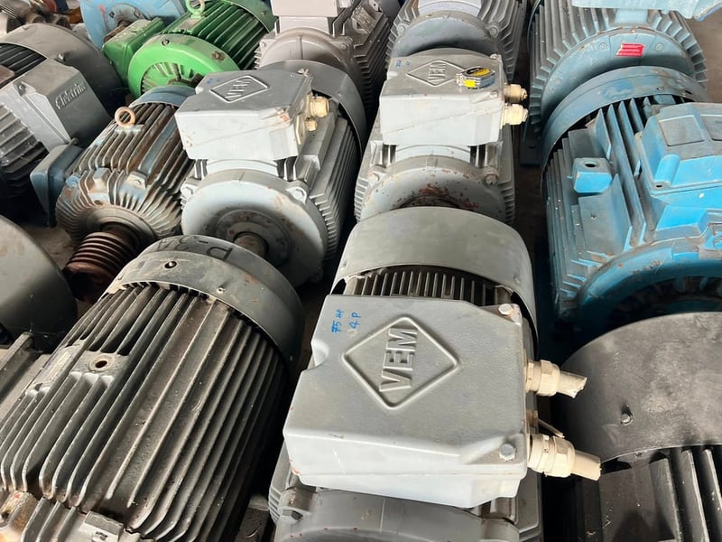 มอเตอร์ไฟฟ้ากำลัง🇩🇪 VEM Germany 🇩🇪ขนาด 75 HP  4 pole  1470 rpm⚡️380V⚡️เข้ามา 3 ตัว