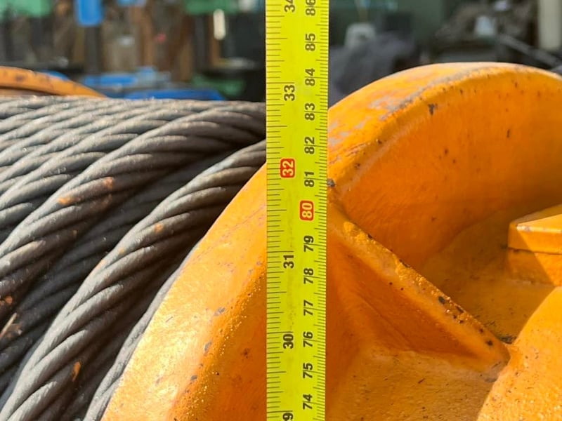 วินซ์สลิงไฟฟ้าเก่าญี่ปุ่น(กว้าน)🇯🇵SEIBU WINCH JAPAN🇯🇵Typs : PWS 30 ton  สลิงยาว 100 เมตร โต 25 mm ( 1” )⚡️380V⚡️💥#สดจากนอก🇯🇵💥