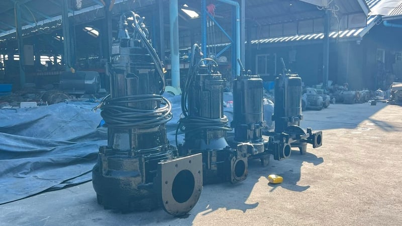 ปั้มจุ่มแช่ไดโว่(Submersible)🇯🇵Tsurumi & ShinMaywa🇯🇵⚡️380V ปั้มจุ่มแช่ไดโว่(Submersible)🇯🇵Tsurumi & ShinMaywa🇯🇵⚡️380V