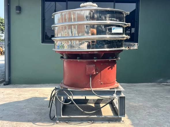 ตะแกรงร่อนเขย่าแบบสเตนเลส แบบปิ่นโต 3 ชั้น  ขนาดกว้าง 1 เมตร (100 cm)⚡️380V⚡️ด่วนนมีมาตัวเดียว‼️