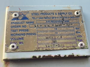 ถังพักลมเข้าใหม่ ขนาด 3000 Litr Testpress : 15 bar Workingpress : 10 bar สภาพสวยเข้ามา 4 ใบ ถังพักลมเข้าใหม่ ขนาด 3000 Litr Testpress : 15 bar Workingpress : 10 bar สภาพสวยเข้ามา 4 ใบ