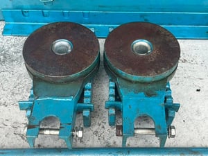 ชุดลูกกลิ้งเคลื่อนย้ายเครื่องจักร Complete Set Skates Capacity : 20000 kg (20 ton) ใช้สำหรับเคลื่อนย้ายเครื่องจักรหนัก ของสภาพใหม่เก่าเก็บ ชุดลูกกลิ้งเคลื่อนย้ายเครื่องจักร Complete Set Skates Capacity : 20000 kg (20 ton) ใช้สำหรับเคลื่อนย้ายเครื่องจักรหนัก ของสภาพใหม่เก่าเก็บ
