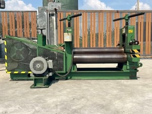 เครื่องม้วนเหล็กแผ่นเก่าญี่ปุ่น ขนาดเพลายาว 1 เมตร ม้วนหนา 12 mm ( 1000 x 12 mm )⚡️380V⚡️💥#สดจากนอก🇯🇵💥 เครื่องม้วนเหล็กแผ่นเก่าญี่ปุ่น ขนาดเพลายาว 1 เมตร ม้วนหนา 12 mm ( 1000 x 12 mm )⚡️380V⚡️💥#สดจากนอก🇯🇵💥