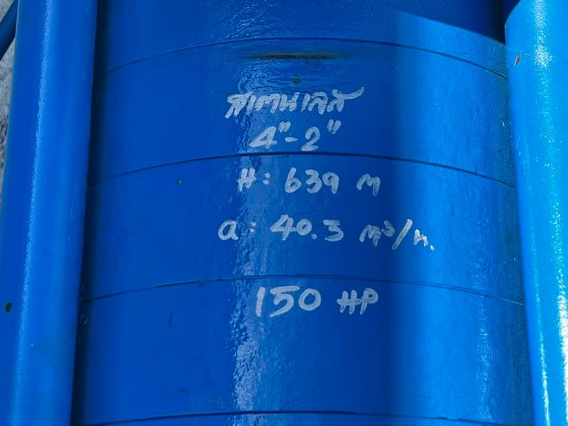 ปั้มมัลติจสเตทหลายใบพัด 🇩🇪SULZER WEISE GERMANY🇩🇪 งานยุโรปสเตนเลสเกรดพรีเมี่ยม 4”~ 2” H : 639 m Q : 40.3 m3h ใช้กับมอเตอร์ขนาด 150 ~ 180 HP เข้ามา 3 ตัว ปั้มมัลติจสเตทหลายใบพัด 🇩🇪SULZER WEISE GERMANY🇩🇪 งานยุโรปสเตนเลสเกรดพรีเมี่ยม 4”~ 2” H : 639 m Q : 40.3 m3h ใช้กับมอเตอร์ขนาด 150 ~ 180 HP เข้ามา 3 ตัว
