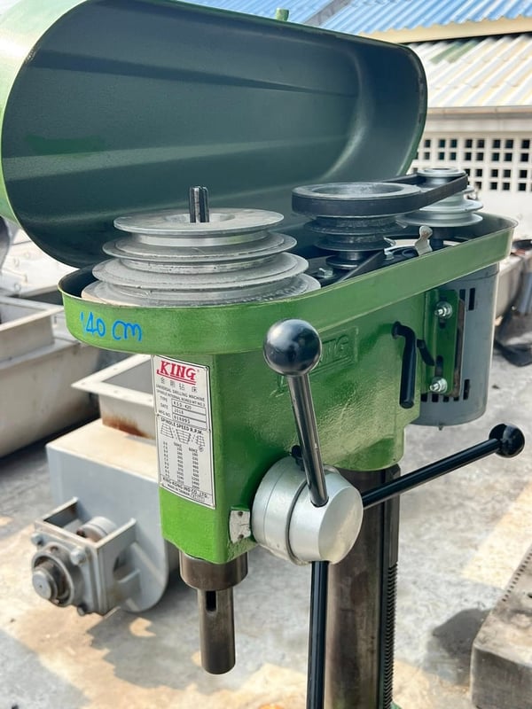 สว่านแท่น KING TAIWAN รุ่น KSD-420 เจาะโต 1.1:4” ( 31 mm )⚡️220V⚡️เช็คฟิตพร้อมใช้ ตัวสูง 140 cm