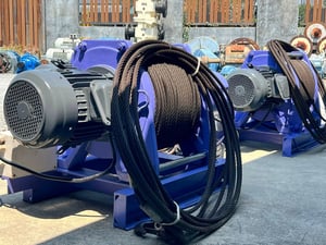 กว้านสลิงไฟฟ้า COME UP TAIWAN วิ้นซ์สลิง ขนาด 2.2 ton (2200 kg)⚡️380V⚡️เข้ามา 3 ตัว