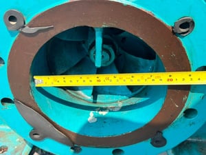 หัวปั้มน้ำหอยโข่ง KIRLOSKAR PUMP ขนาด 8”~ 6”  H : 33 m  Q : 360 m3h ใช้กับมอเตอร์ 60~75 HP เข้ามา 12 ตัว 💥#ของใหม่เก็บสแปยังไม่