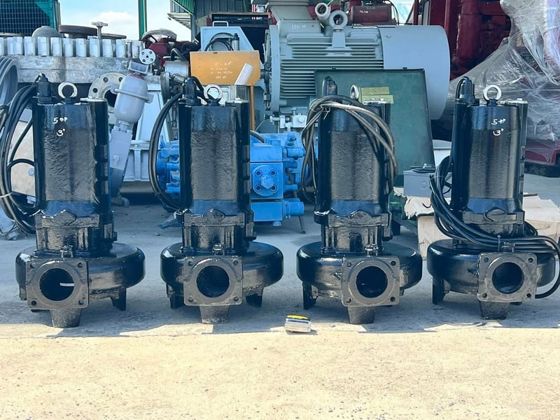ปั้มจุ่มแช่ไดโว่(Submersible)🇯🇵ShinMaywa Japan🇯🇵ขนาด 5 HP  3”⚡️380V⚡️เข้ามา 4 ตัว