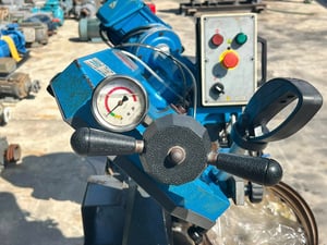 เลื่อยสายพานแนวนอน ไฟบ้าน 220V (แถมใบเลื่อยใหม่ 3 ใบ) เลื่อยสายพานแนวนอน ไฟบ้าน 220V (แถมใบเลื่อยใหม่ 3 ใบ)