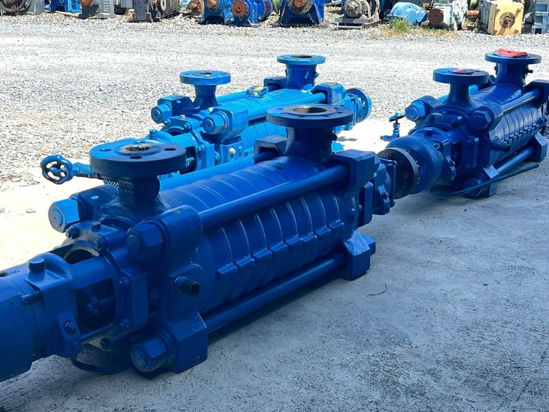 ปั้มมัลติจสเตทหลายใบพัด 🇩🇪SULZER WEISE GERMANY🇩🇪 งานยุโรปสเตนเลสเกรดพรีเมี่ยม 4”~ 2” H : 639 m Q : 40.3 m3h ใช้กับมอเตอร์ขนาด 150 ~ 180 HP เข้ามา 3 ตัว ปั้มมัลติจสเตทหลายใบพัด 🇩🇪SULZER WEISE GERMANY🇩🇪 งานยุโรปสเตนเลสเกรดพรีเมี่ยม 4”~ 2” H : 639 m Q : 40.3 m3h ใช้กับมอเตอร์ขนาด 150 ~ 180 HP เข้ามา 3 ตัว