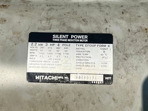 มอเตอร์ไฟฟ้า🇯🇵HITACHI JAPAN🇯🇵ขนาด 5~7.5~10 HP⚡️380V⚡️เข้ามาหลายตัวงานตัดประมูลสภาพสด