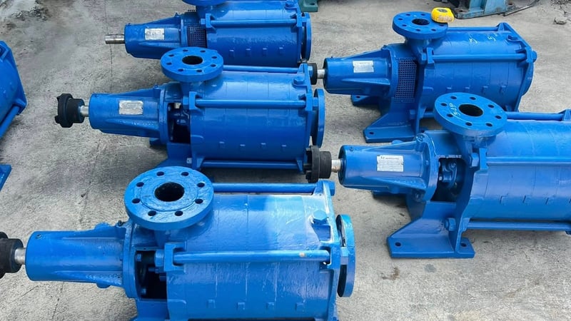 ปั้มมัลติจสเตทหลายใบพัด🇩🇪INGERSOLL-DRESSER🇩🇪ใบพัดทองเหลือง ขนาดท่อ 3~2.5” H : 61 m Q : 17 m3h เข้ามา 6 ตัว ปั้มมัลติจสเตทหลายใบพัด🇩🇪INGERSOLL-DRESSER🇩🇪ใบพัดทองเหลือง ขนาดท่อ 3~2.5” H : 61 m Q : 17 m3h เข้ามา 6 ตัว