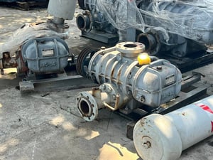 รูทโบลเวอร์อัดอากาศ(RootBlower)🇯🇵UNOMACH ARC🇯🇵รุ่น ARC-80 ( 3” ) มาพร้อมแท่น (ไม่มีมอเตอร์)