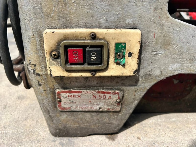 เครื่องต้าปเกลียวแป้ปญี่ปุ่น🇯🇵REX JAPAN🇯🇵⚡️220V⚡️เข้ามา 3 ตัว