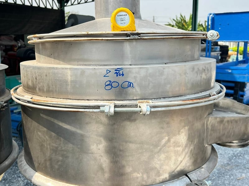 ตะกรงร่อนเขย่าแบบสเตนเลส แบบ 2 ชั้น รุ่นกว้าง 80 cm 380V เข้ามา 5 ตัว ตะกรงร่อนเขย่าแบบสเตนเลส แบบ 2 ชั้น รุ่นกว้าง 80 cm 380V เข้ามา 5 ตัว