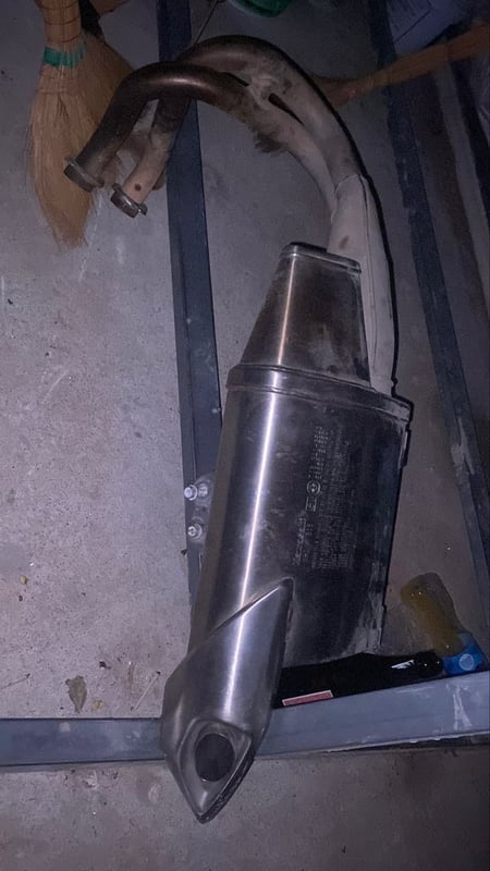 Kawasaki Versysท่อ เดิม650แท้ 