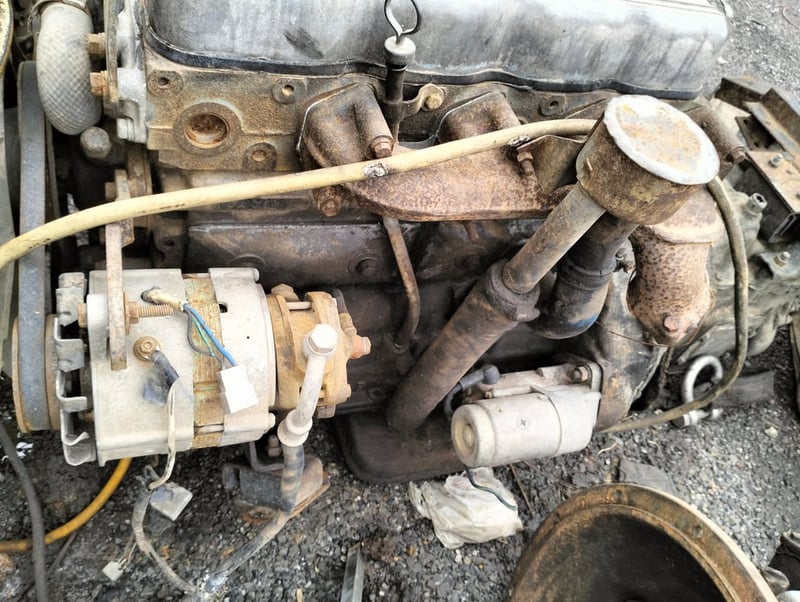 รหัสเครื่อง 4BB1 เครื่อง100แรง พร้อมเกียร์  ราคา 29500 บาท  ☎️0638174061 📍หนองบัวลำภู