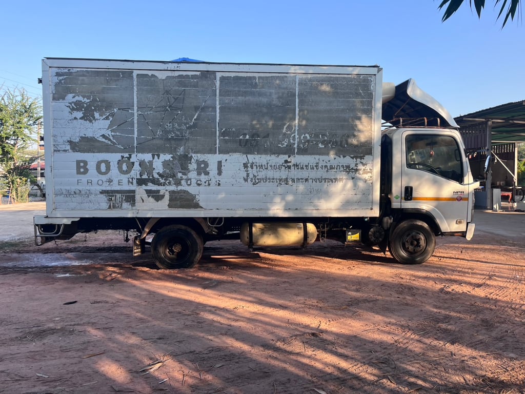 ขายรถบรรทุกหกล้อห้องเย็น   400000                                                                     