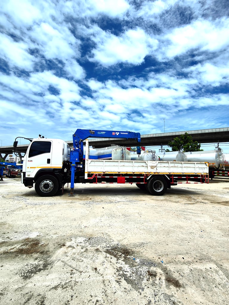 Isuzu FTR240 พร้อมเครน Tadano 5 ตัน 5 ปอก Isuzu FTR240 พร้อมเครน Tadano 5 ตัน 5 ปอก