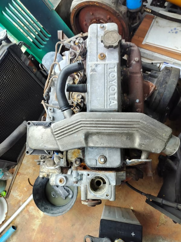 ขายเครื่องรถโฟล์คลิฟท์ toyota 2Z