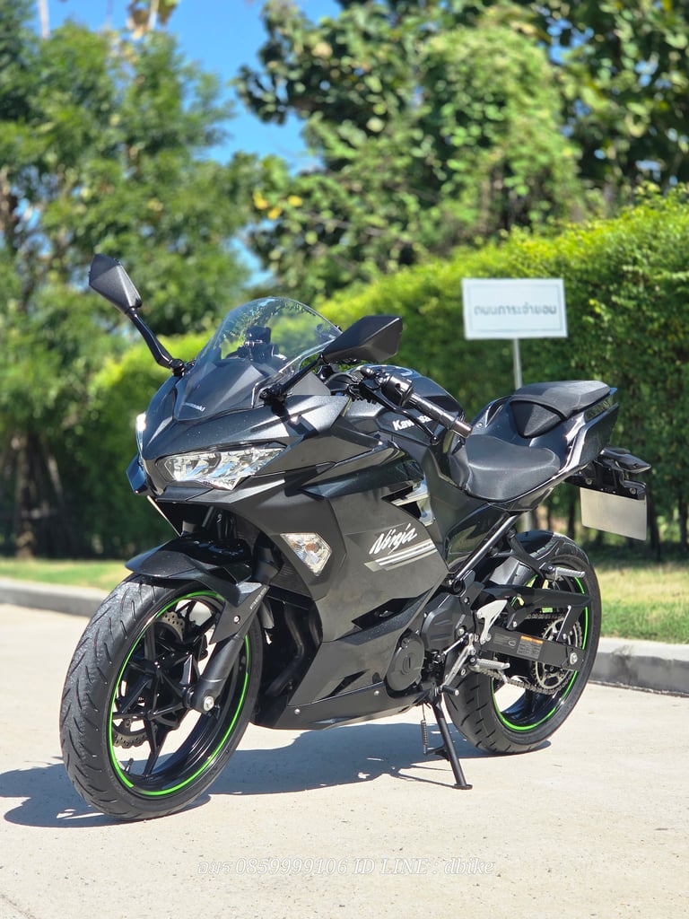 kawasaki ninja400 ปี2022ไมล์1,850กม. kawasaki ninja400 ปี2022ไมล์1,850กม.