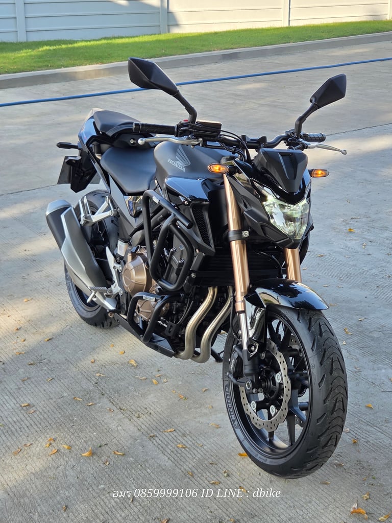 HONDA CB500F สีดำดุ 2022 ดิสหน้าคู่ LEDตัวใหม่แล้วคับ