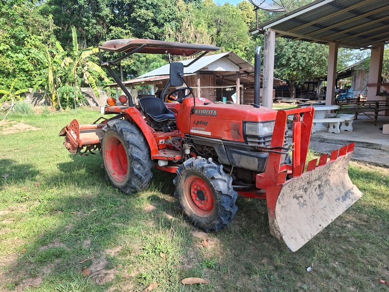 ขายด่วนL3408 อุปกร4ชิ้น ผานดัน ผานไถ โรตารี่ มีเล่มชุดโอนครบ