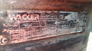 ขายเครื่องตบดินแบบกระโดด WACKER BS60-2 เก่านอก พร้อมใช้งานครับ
